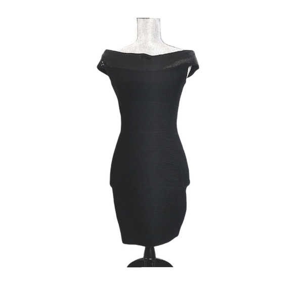 MEDIUM GUESS, Bodycon, Little Black Dress EUC - Picture 2 of 6